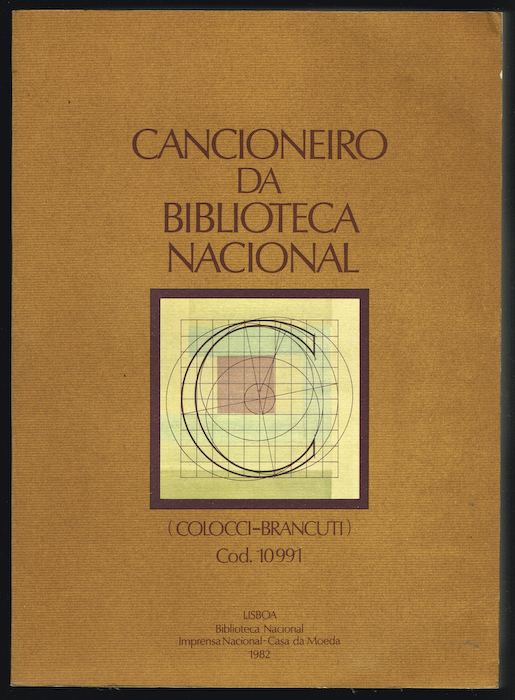 CANCIONEIRO DA BIBLIOTECA NACIONAL (Colocci-Brancuti) Cod. 10991